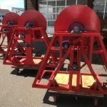 ビニール巻取機