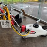 麻場　走行動力噴霧機「輪輪リンリン」　AFE-25